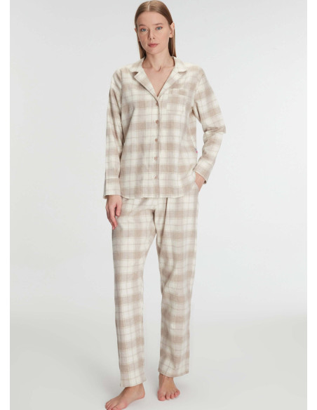 Anil 11212 Cotton Pants Homewear Set — direct Turkish factory supply