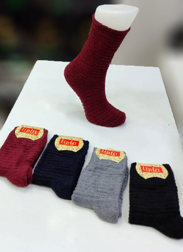 Носки Махровые Женские 12 Пар/Уп. (36-40) (Ассорти) Tinta PierVio HVL 45002 — оптом от турецкой фабрики