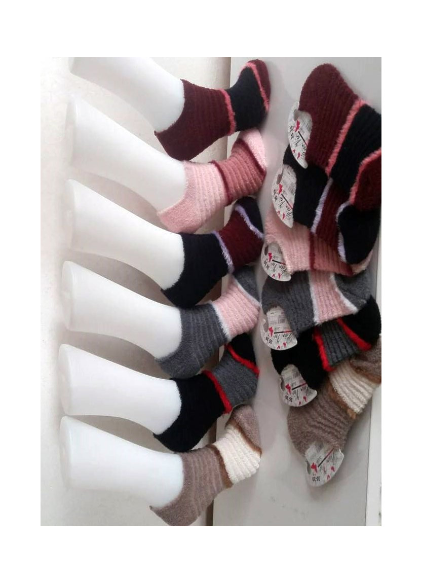 PierVio HVL 400011A1 Assorted 12-Pair Pack Women's Socks (36-40) — factory-direct from Turkey