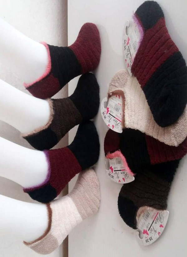PierVio HVL 400011A4 Assorted 12-Pair Pack Women's Socks (36-40) — wholesale from Turkey