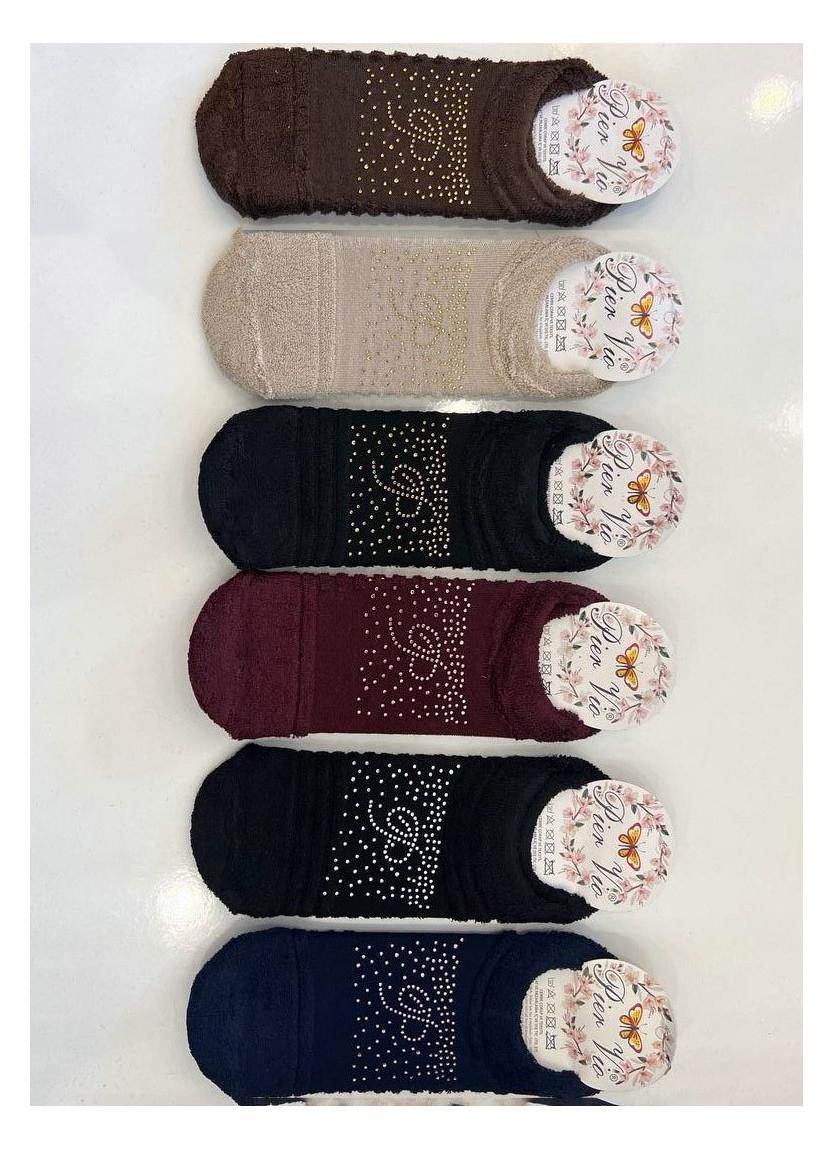 PierVio HVL 50015T2 Assorted 12-Pair Pack Women's Socks (36-40) — direct Turkish factory supply
