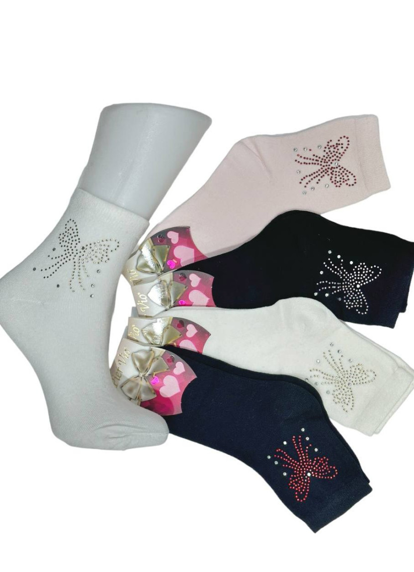 PierVio LIC 5800A6 Assorted 12-Pair Pack Women's Socks (36-40) — wholesale from Turkey