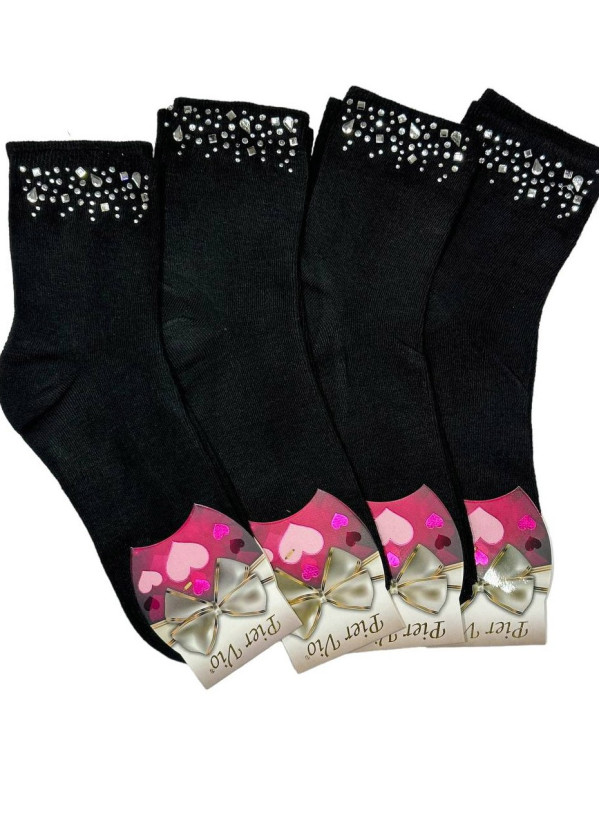 PierVio LIC 5800A8 Assorted 12-Pair Pack Women's Socks (36-40) — Turkish textile wholesale