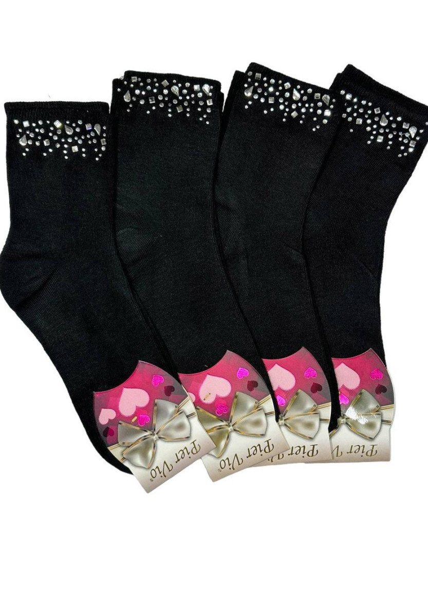PierVio LIC 5800A8 Assorted 12-Pair Pack Women's Socks (36-40) — Turkish textile wholesale