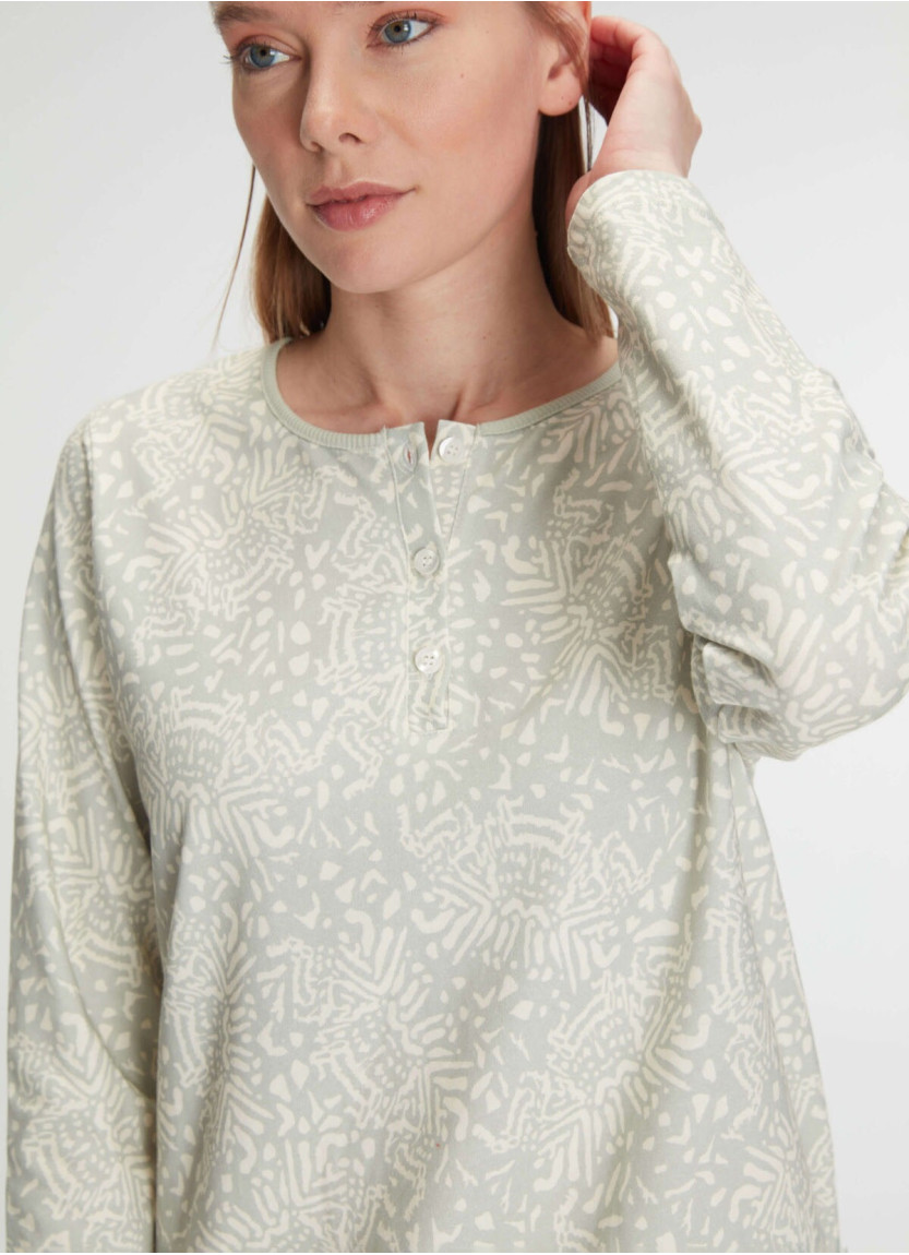 Anil 11296 Nightdress — Turkish factory wholesale