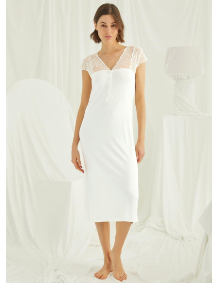 Ночная Сорочка (S+M+XL+2XL+3XL) MONAMISE Monamise 18407 — купить оптом со Стамбула