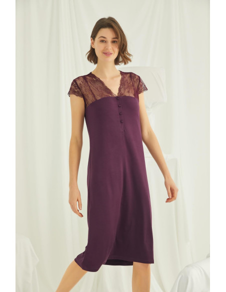 Monamise 18403 Nightdress (S+M+L+XL+2XL+3XL) — Turkish textile wholesale