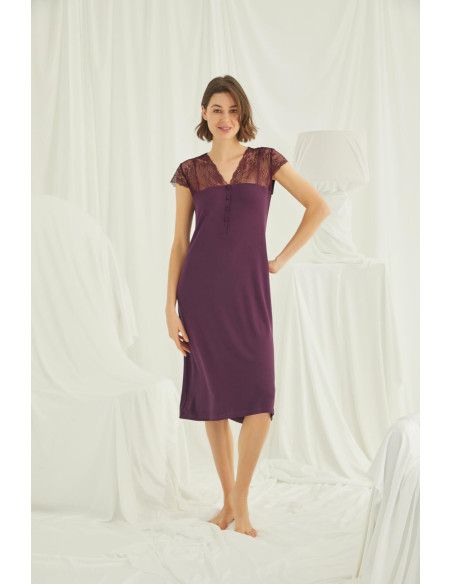 Ночная Сорочка (S+M+L+XL+2XL+3XL) MONAMISE Monamise 18403 — оптом для магазинов и бутиков