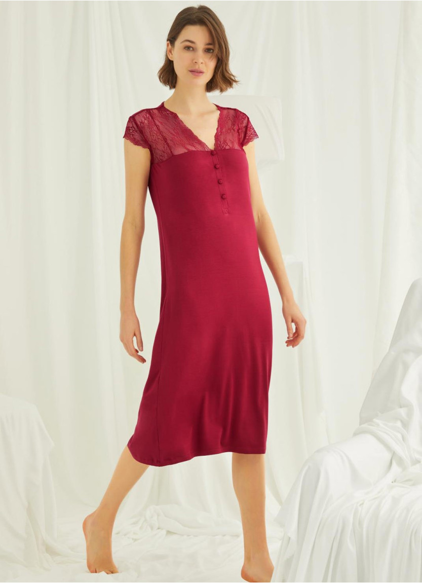 Monamise 18481 Nightdress (S+M+L+XL+2XL+3XL) — direct Turkish factory supply
