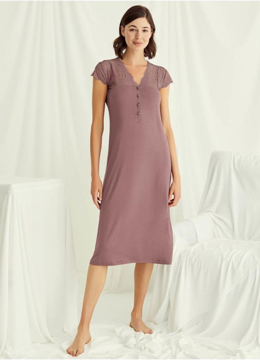 Ночная Сорочка (S+M+L+XL+2XL+3XL) MONAMISE Monamise 18511 — купить оптом из Турции