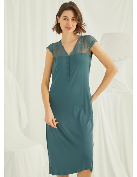 Ночная Сорочка (L+XL+2XL+3XL) MONAMISE Monamise 19304 — оптовая поставка из Турции