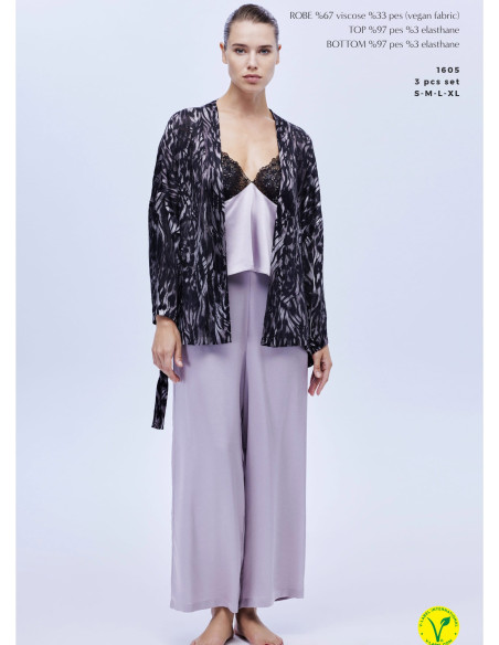 Bonjour Madame 1605 Velour Pants Homewear Set — wholesale from Turkey