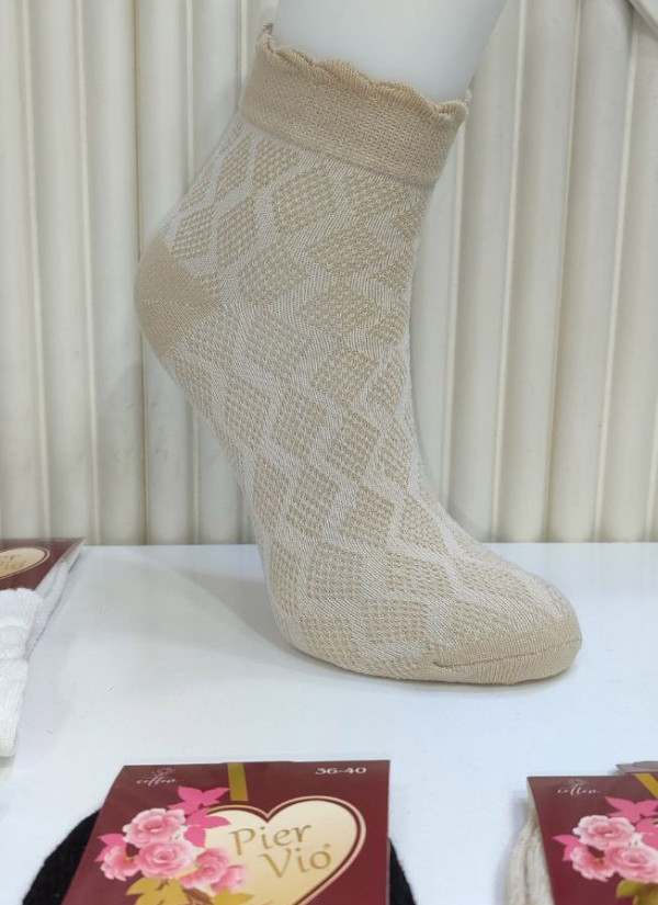PierVio COT 50002 Cotton Assorted 12-Pair Pack Women's Socks (35-40) — wholesale for boutiques 2