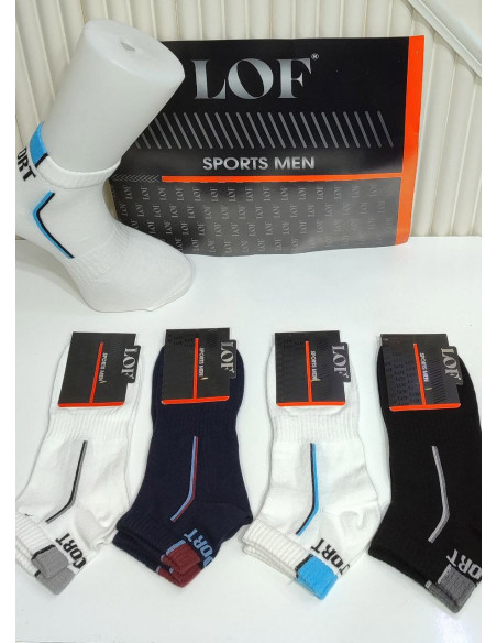 LOF KIS COT 5006F1 12-Pair Pack Men's Socks (40-44) — wholesale from Turkey