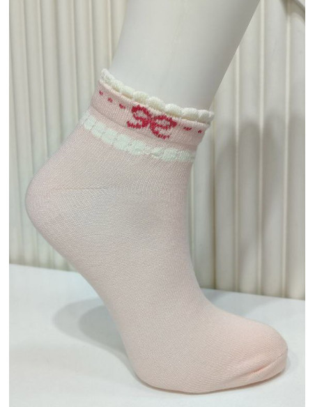 PierVio COT 50003 Cotton Assorted 12-Pair Pack Women's Socks (36-40) — direct Turkish factory supply
