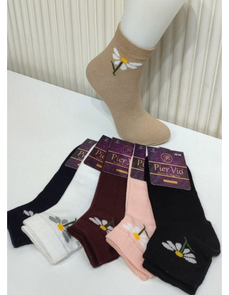 Носки Женские Cotton 12 Пар/Уп. (36-40) (Ассорти) Pier Vio PierVio COT 50007 — купить оптом из Турции