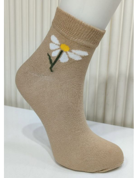 PierVio COT 50007 Cotton Assorted 12-Pair Pack Women's Socks (36-40) — factory-direct from Turkey