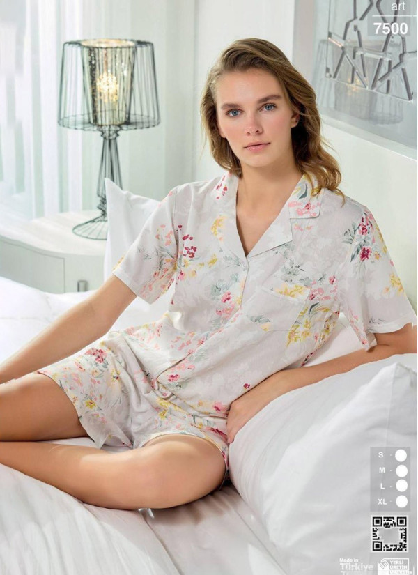 Seamlife 7500 Cotton Women's Pajama Set (S+M+L+XL) — Istanbul wholesale supplier