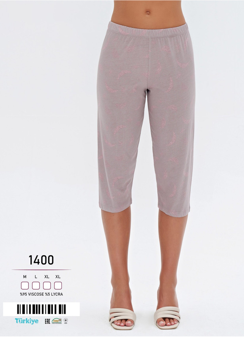 Caroline 1400-1 Leggings or Capri Pants (M+L+XL+XL) — factory-direct from Turkey
