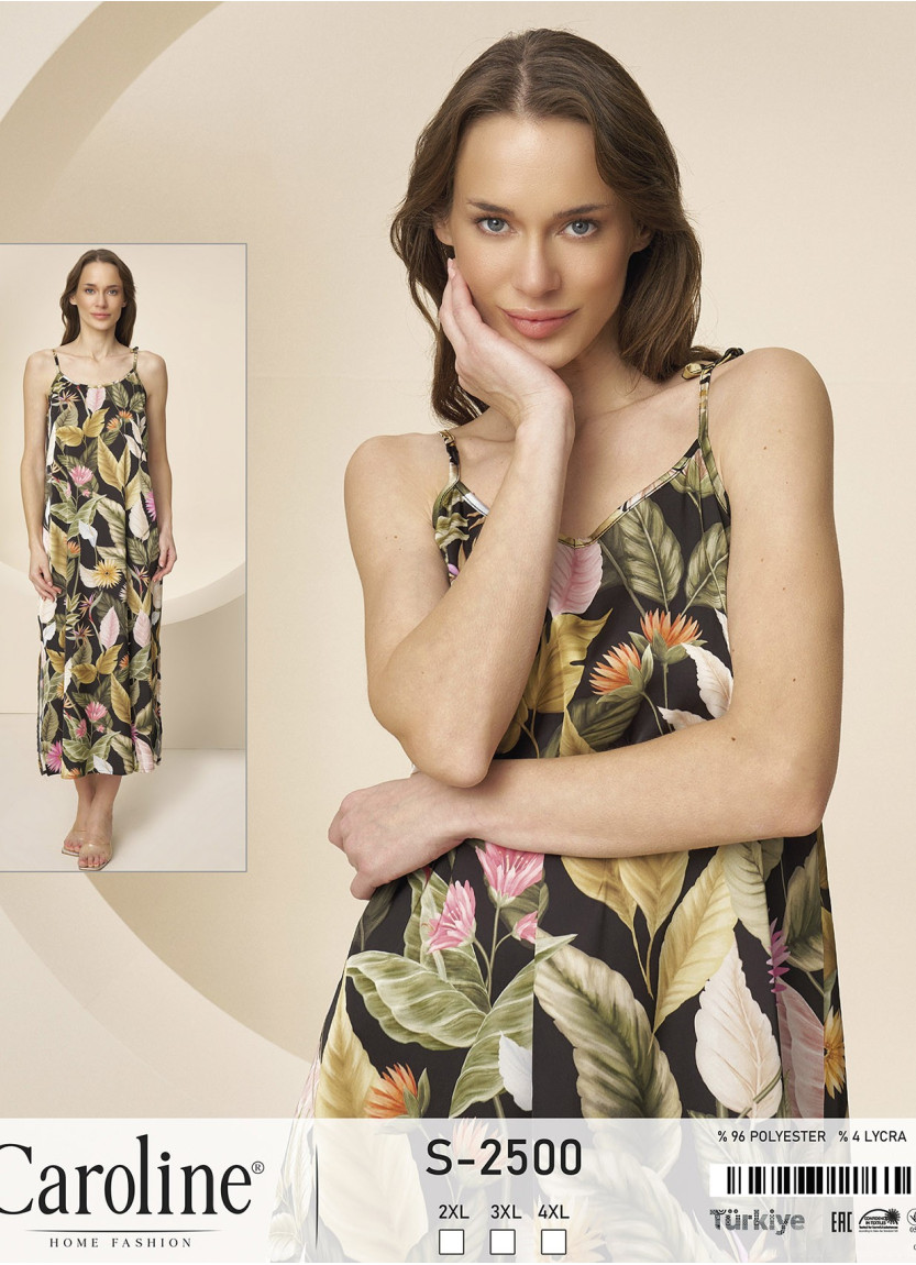 Caroline S-2500 Dress (2XL+3XL+4XL) — Turkey wholesale collection