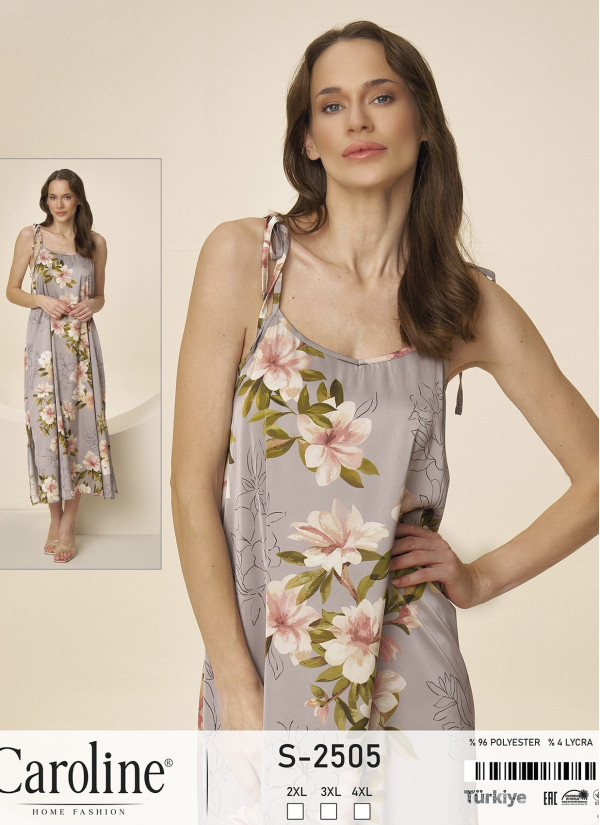 Caroline S-2505 Dress (2XL+3XL+4XL) — Turkey wholesale collection