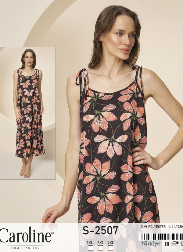 Caroline S-2507 Dress (2XL+3XL+4XL) — Istanbul wholesale supplier