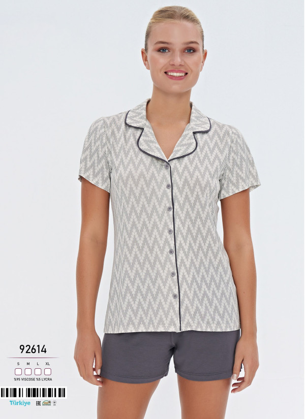 Caroline 92614 Shorts Homewear Set (S+M+L+XL) — wholesale for boutiques