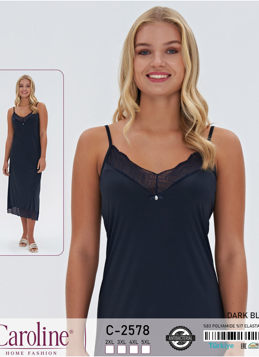 Caroline C-2578 Nightdress (2XL+3XL+4XL+5XL) — direct Turkish factory supply