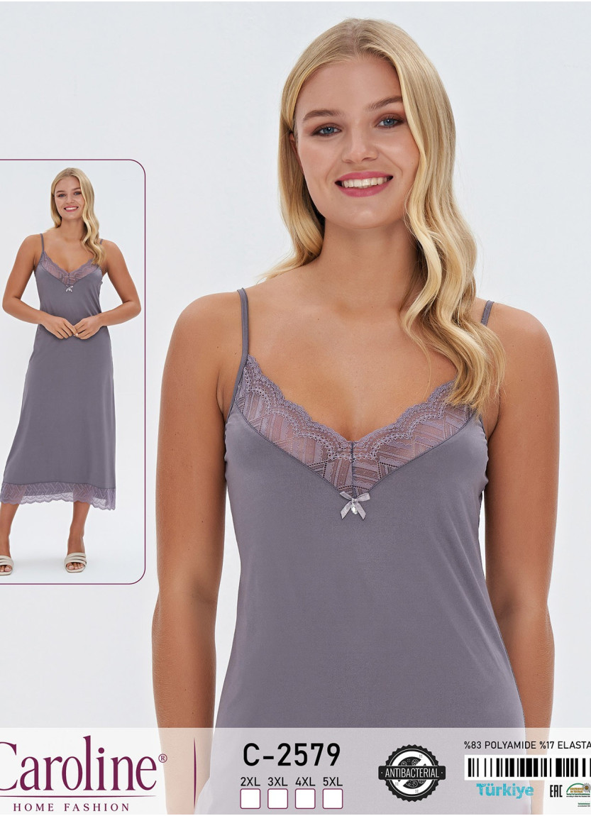 Caroline C-2579 Nightdress (2XL+3XL+4XL+5XL) — wholesale from Turkey