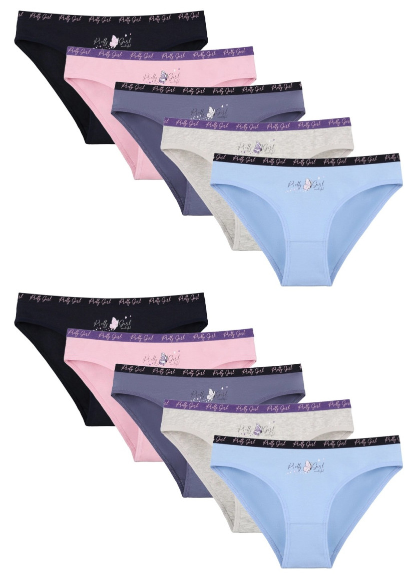 Donella 2171PB120 Assorted 10-Pack Women's Briefs — Turkey wholesale collection