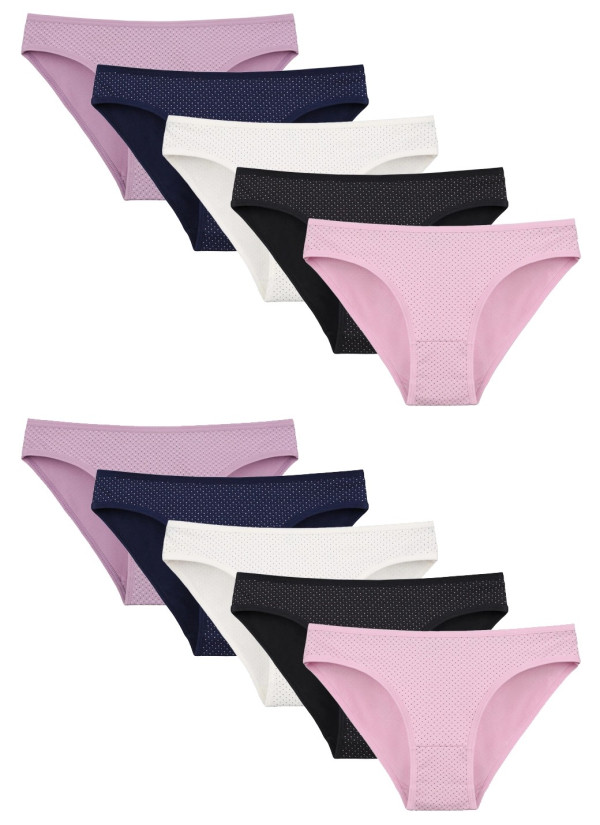 Donella 218125 Assorted 10-Pack Women's Briefs — direct Turkish factory supply