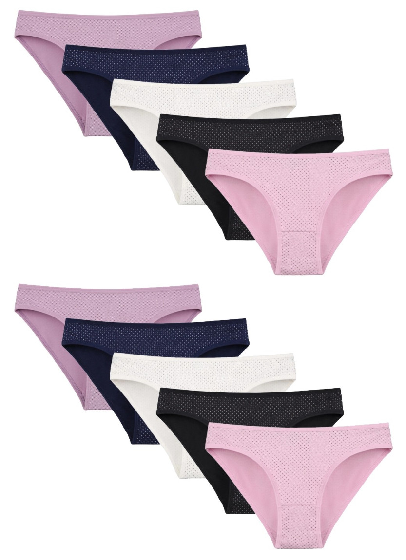 Donella 218125 Assorted 10-Pack Women's Briefs — direct Turkish factory supply