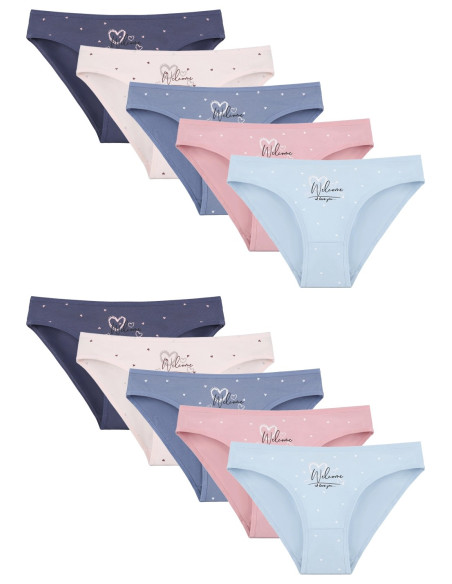 Donella 2181B33 Assorted 10-Pack Women's Briefs — wholesale for boutiques