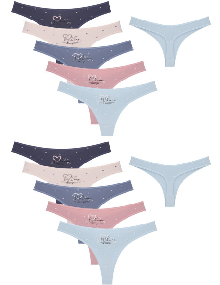 Donella 2481B33 Assorted 10-Pack Women's Briefs — Turkey wholesale collection
