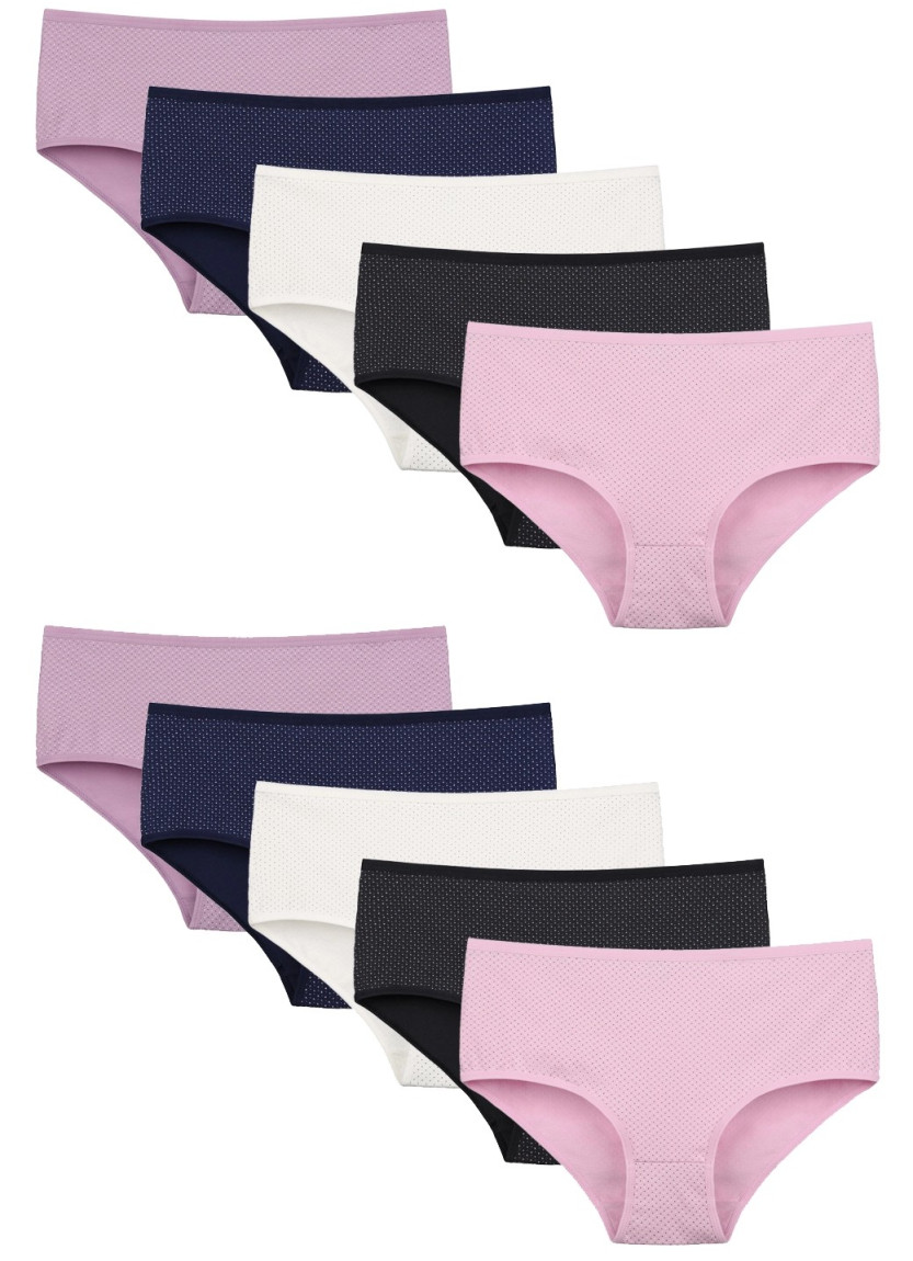 Donella 258125 Assorted 10-Pack Women's Briefs — Istanbul wholesale supplier