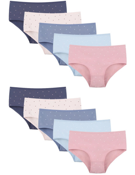 Donella 258128 Assorted 10-Pack Women's Briefs — wholesale from Turkey