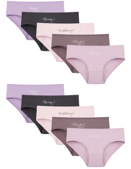 Donella 3171PB135 Assorted 10-Pack Women's Briefs — wholesale for boutiques