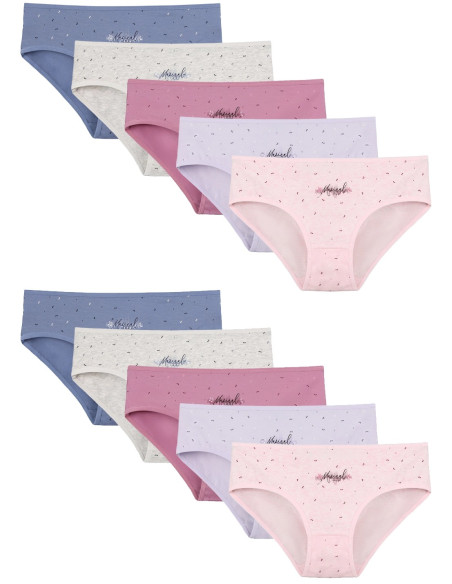 Donella 3181B23 Assorted 10-Pack Women's Briefs — Turkish factory wholesale