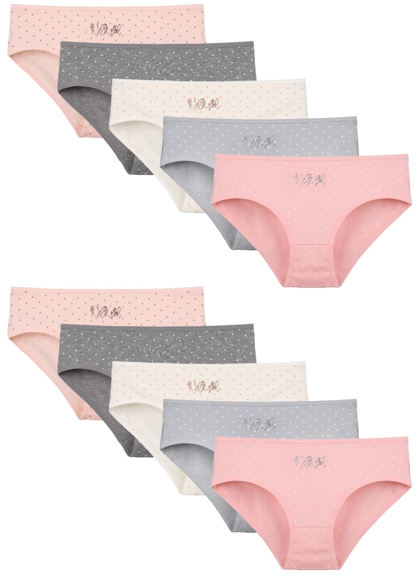Donella 3181B28 Assorted 10-Pack Women's Briefs — wholesale from Turkey