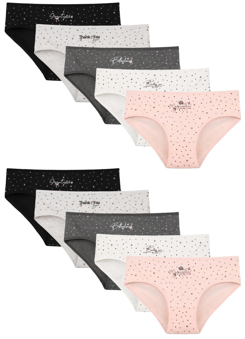 Donella 3181B31 Assorted 10-Pack Women's Briefs — Turkey wholesale collection