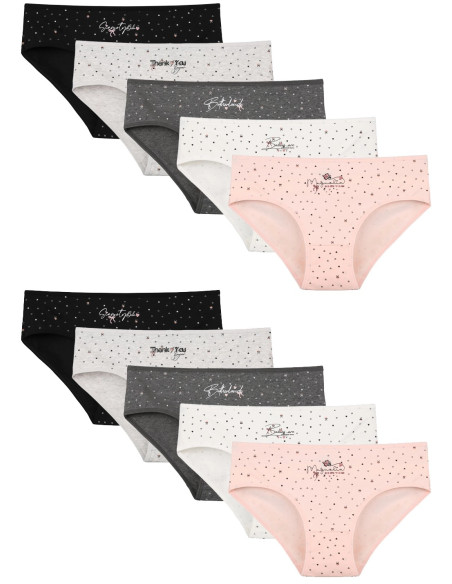 Donella 3181B31 Assorted 10-Pack Women's Briefs — Turkey wholesale collection