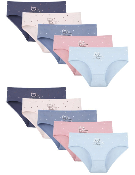 Donella 3181B33 Assorted 10-Pack Women's Briefs — direct Turkish factory supply