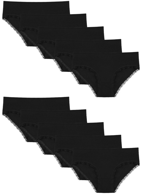 Donella 3195SD2 10-Pack Women's Briefs — wholesale from Turkey