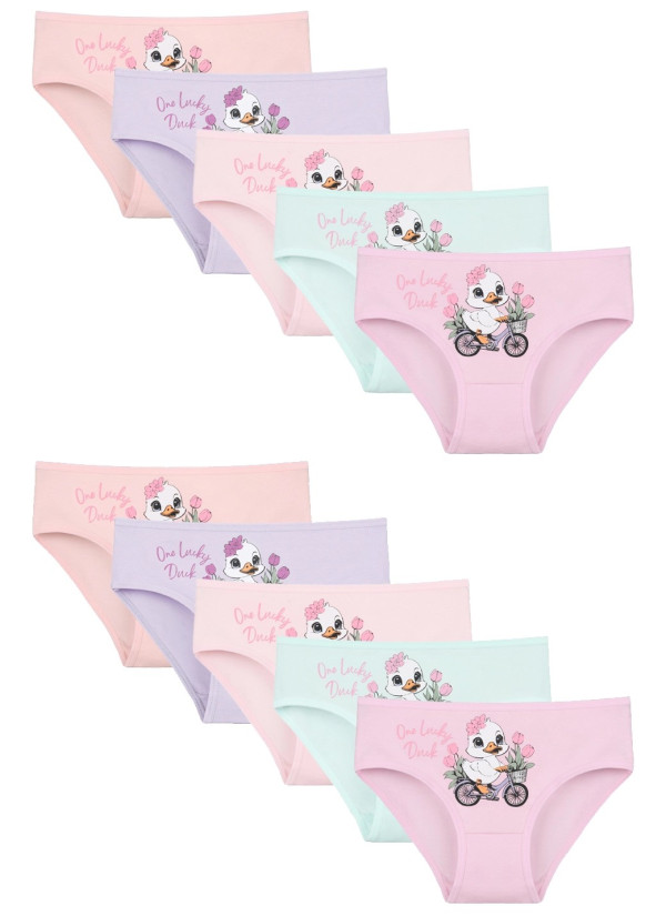 Donella 4171PB134 Assorted 10-Pack Girls' Briefs — Istanbul wholesale supplier