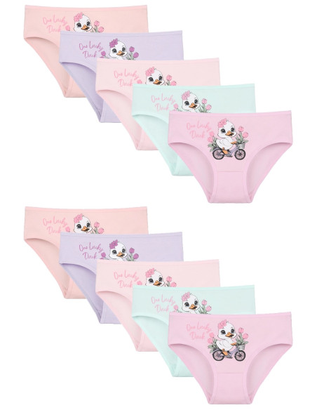 Donella 4171PB134 Assorted 10-Pack Girls' Briefs — Istanbul wholesale supplier