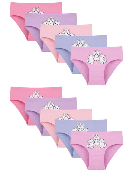 Donella 4171PB82 Assorted 10-Pack Girls' Briefs — Istanbul wholesale supplier