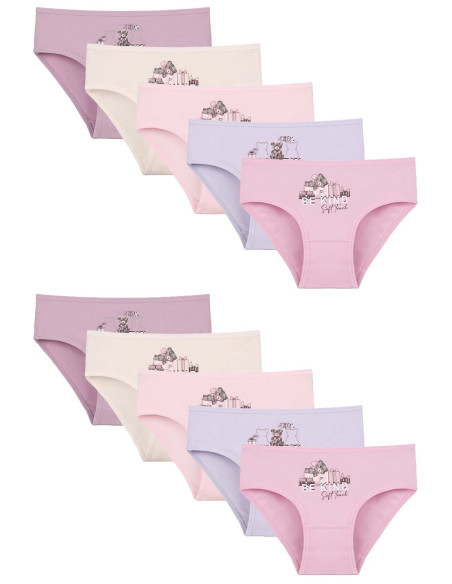 Donella 4171PB95 Assorted 10-Pack Girls' Briefs — Istanbul wholesale supplier