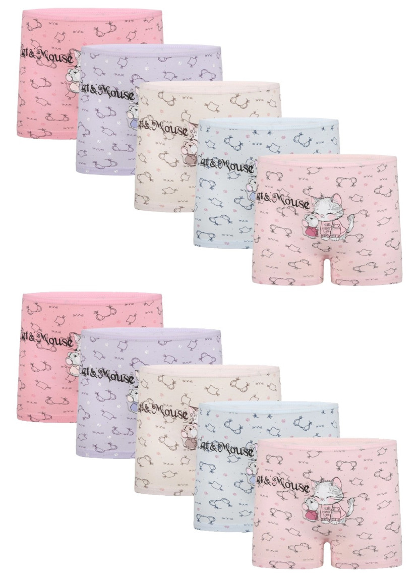 Donella 4281B32 Assorted 10-Pack Girls' Briefs — factory-direct from Turkey