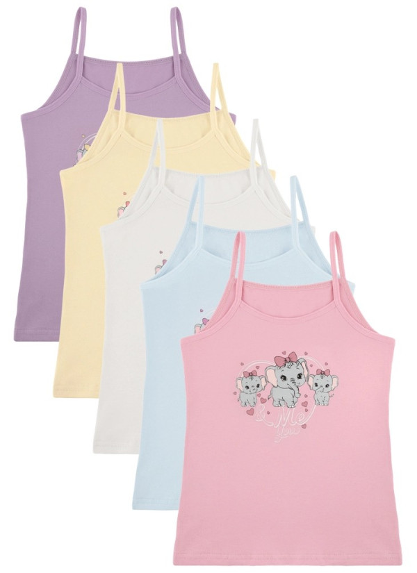 Donella 4371PB105 Assorted 10-Pack Girls' Tank Top — wholesale for boutiques