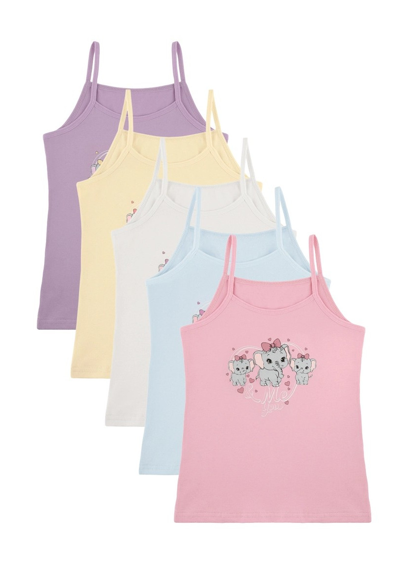 Donella 4371PB105 Assorted 10-Pack Girls' Tank Top — wholesale for boutiques